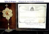 Reliquaire-certificat
