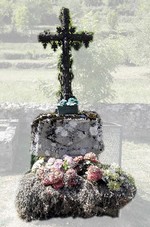 Croix & son socle- Cimetière - 1865