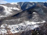 Vue g&eacute;n&eacute;rale et Roc de Miglos (F&eacute;v.2010- BP)
